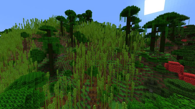 Kode Seed Minecraft PE Hutan Bambu