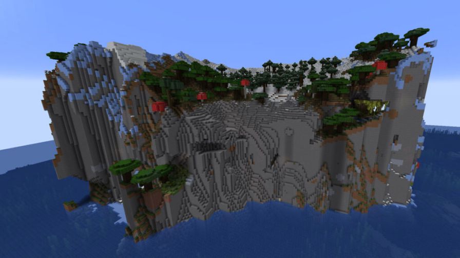 Kode Seed Minecraft PE Pulau Survival Terpencil