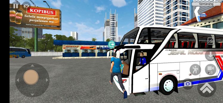 Tahan kontroler sampai kaki sopir melayang