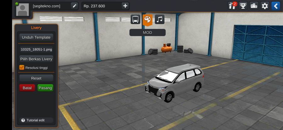 Mod Bussid Toyota Avanza G