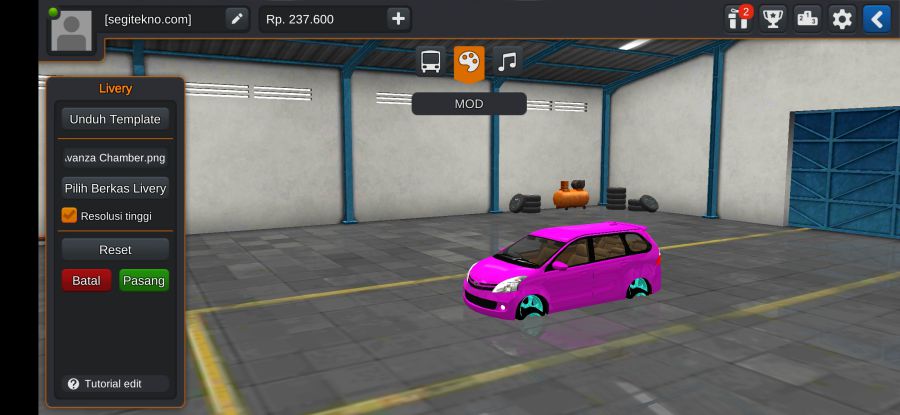 Mod Bussid Toyota Avanza Ceper