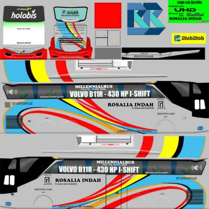 Livery Bussid Rosalia Indah SHD Tronton