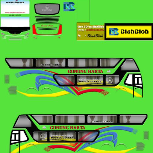 Livery Bussid Gunung Harta SDD