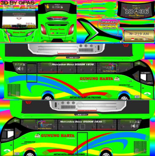 bus bussid livery