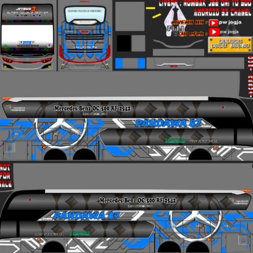 Livery Bussid Pandawa 87 SDD