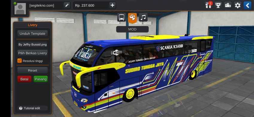 Mod Bussid STJ Avante