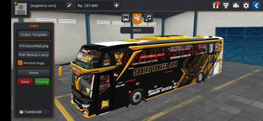 Mod Bussid STJ MHD Scania
