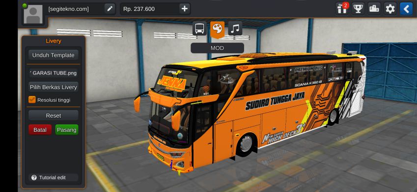 Mod Bussid STJ Jetbus 3+ Scania