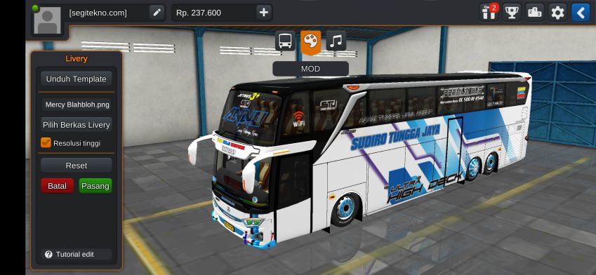 Mod Bussid STJ UHD