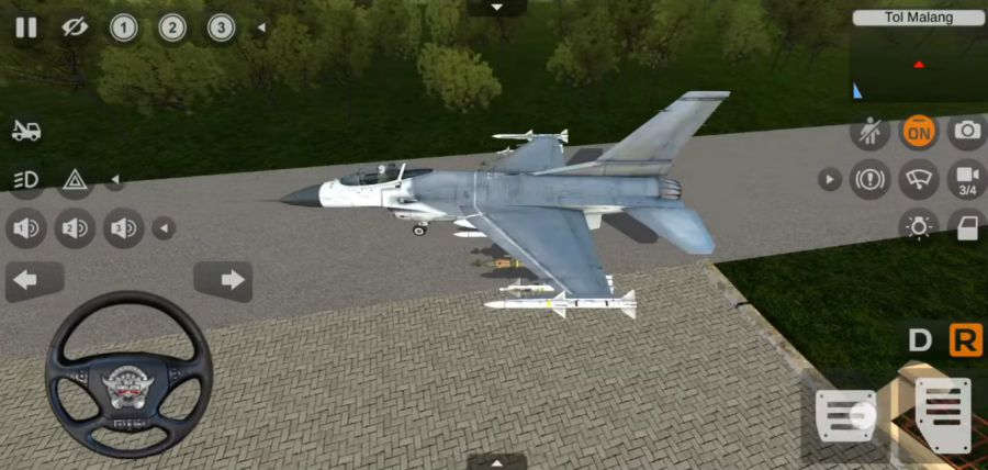 Mod Bussid Pesawat Tempur F-16