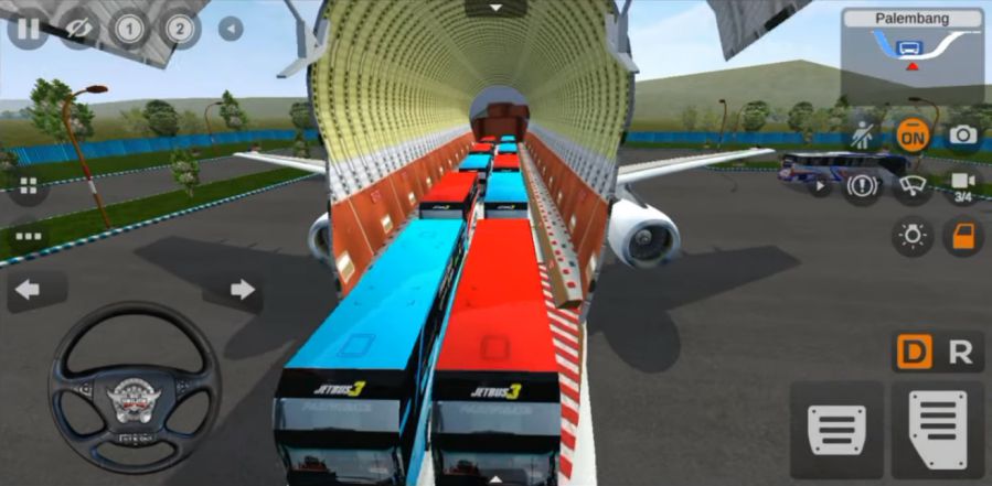 Pesawat Bus Simulator Indonesia Fitur Bagasi Lebar