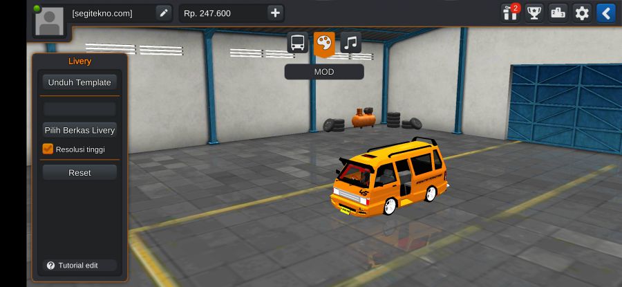 Mod Bussid Angkot Oren Mobil Carry