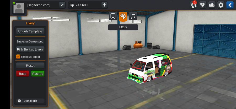 Mod Bussid Angkot Rasta Mania Mobil Carry