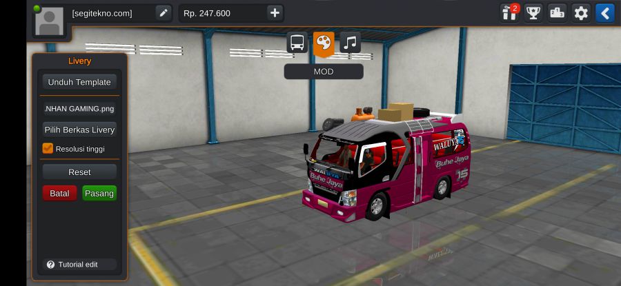 Mod Bussid Angkot Buhe Jaya Mobil Elf