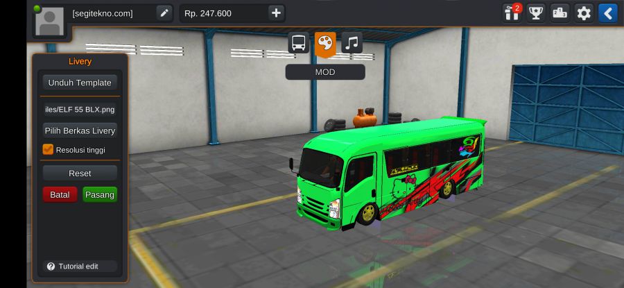 Angkot Mobil Elf Isuzu NMR