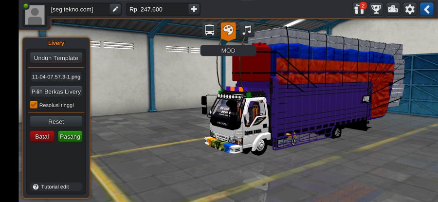 Mod Bussid Truck Sulawesi NKR