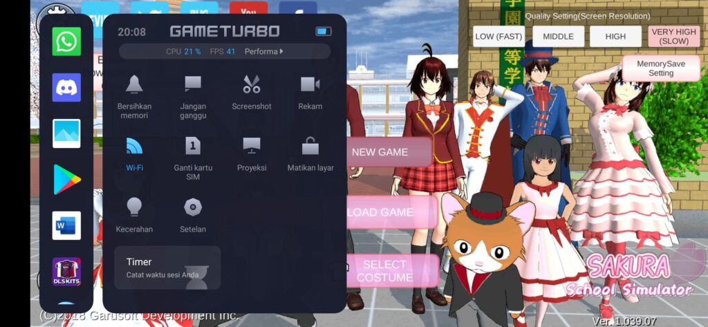 Mengatasi Lag Sakura School Simulator Dengan Game Booster