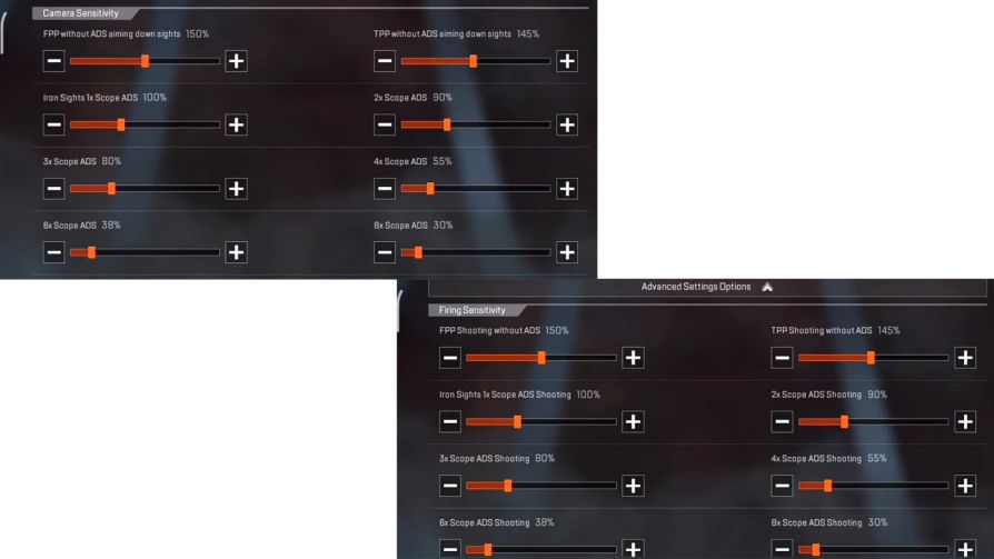 Settingan Sensitivitas 5 Jari Apex Legends Mobile