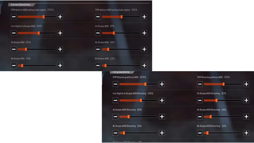 Settingan Sensitivitas Kamera Full Gyro Apex Legends