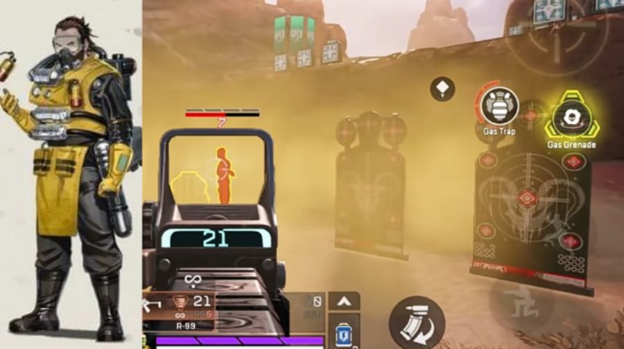 Penjelasan Skill Karakter Apex Legends Caustic