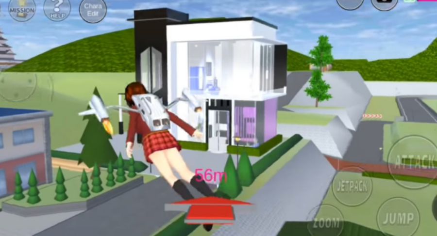ID Sakura School Simulator Rumah Sederhana BTS