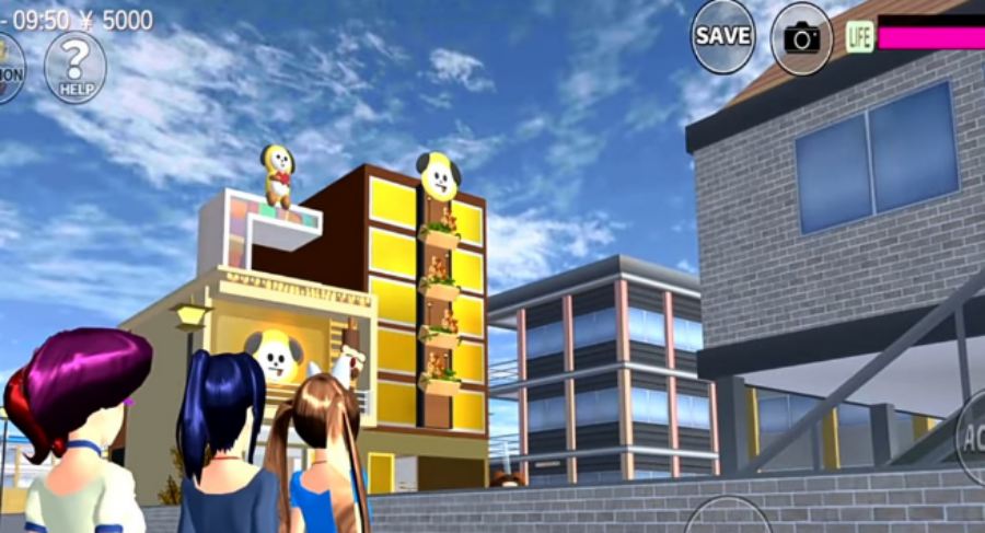 ID Sakura School Simulator Rumah Chimmy BTS