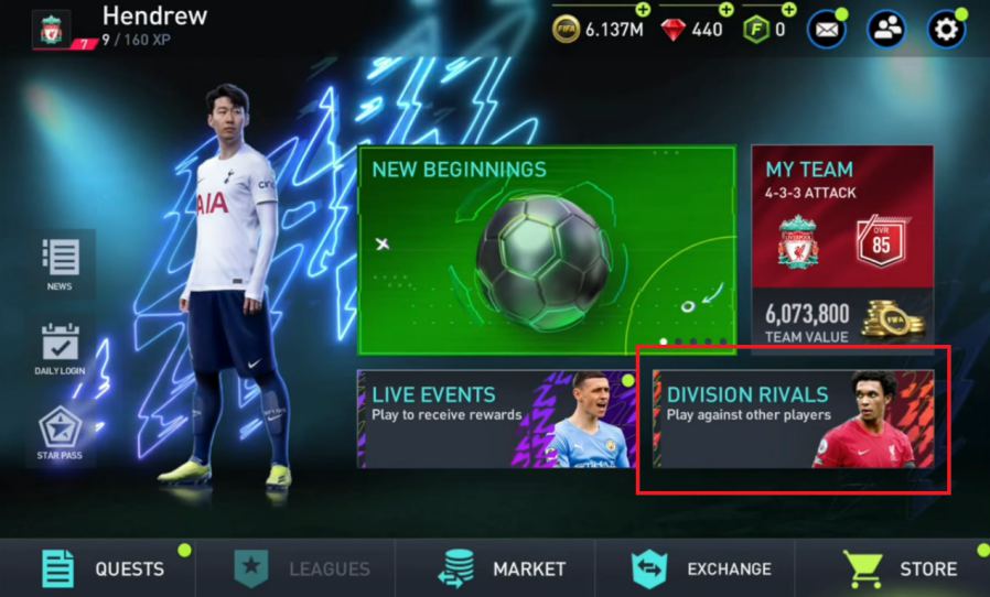 Cara Dapat Pemain Bagus FIFA Mobile Lewat Misi Rival Divisi