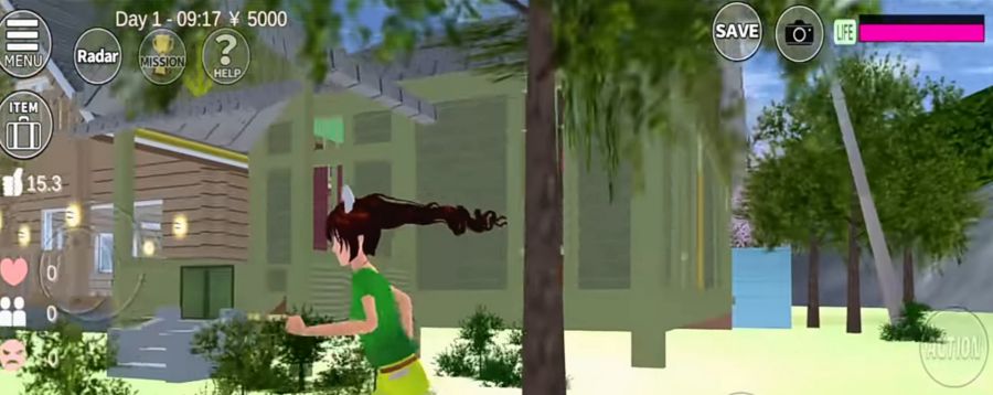 Id Sakura School Simulator Rumah Upin Ipin