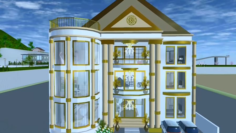 Id Sakura School Simulator Rumah Sultan 3 Lantai