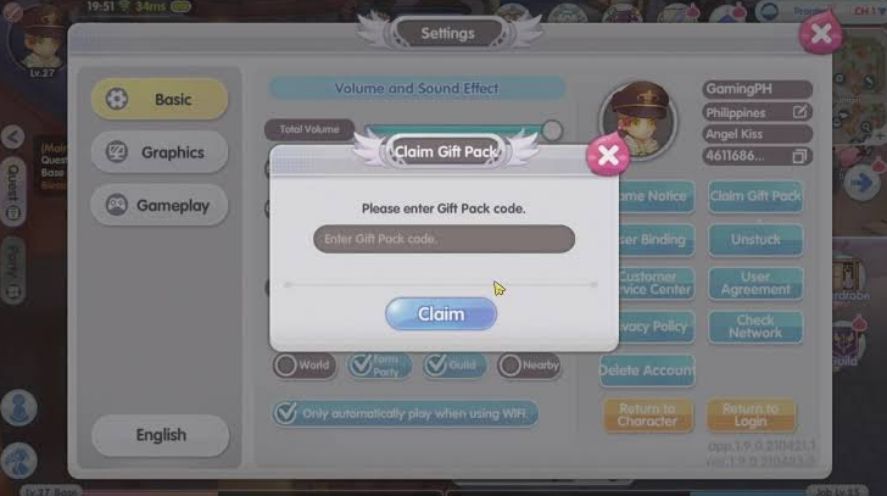 Cara Menggunakan Kode Redeem Ragnarok X Next Generation