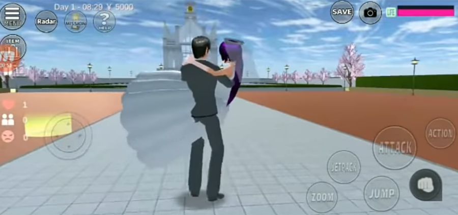 Wedding Chapel Untuk Menikah di Sakura School Simulator 
