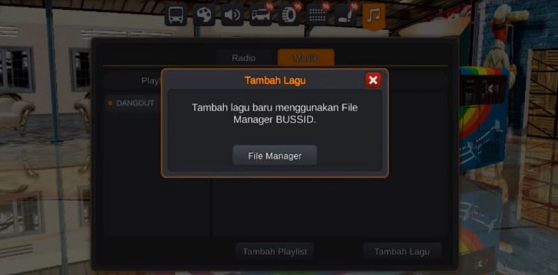 Menambahkan Musik dan Radio di Bussid
