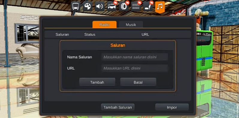 Menambahkan Radio di Bussid