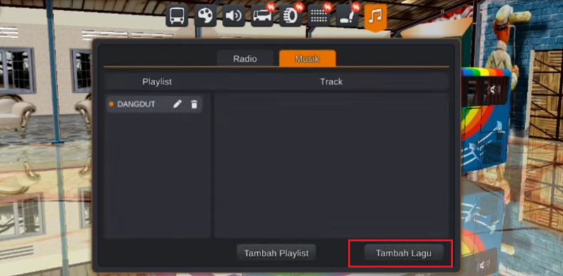 tambah lagu di game bussid