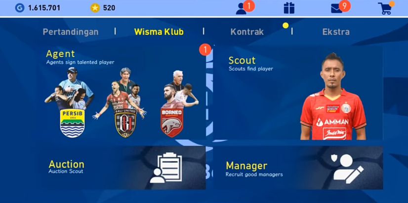 Memasang Patch PES Mobile BRI Liga 1