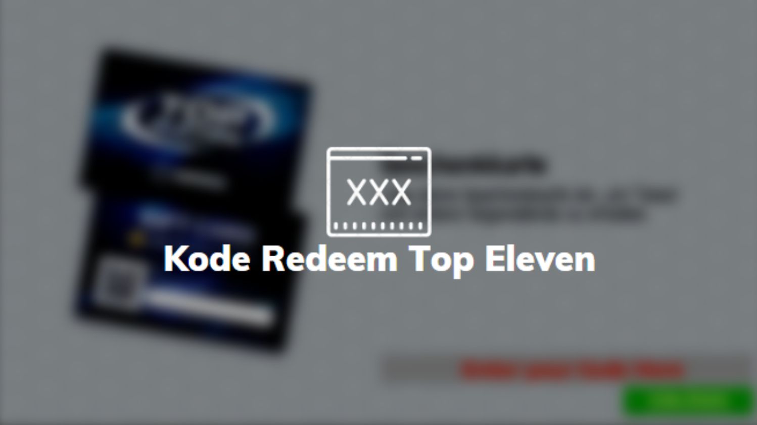 Kode Redeem Top Eleven