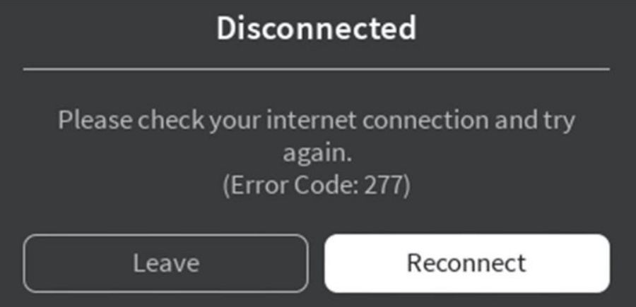 Mengatasi Kode kesalahan 277 Roblox