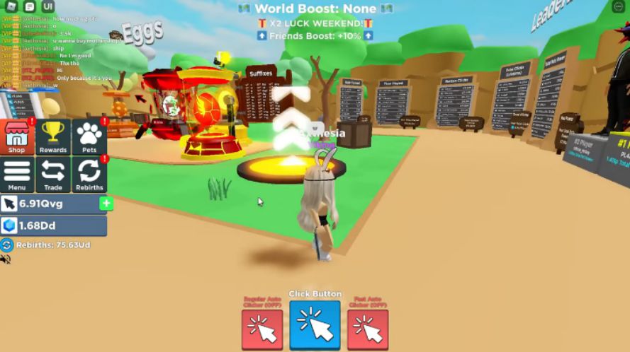 Kumpulan Kode Redeem Roblox Clicker Simulator