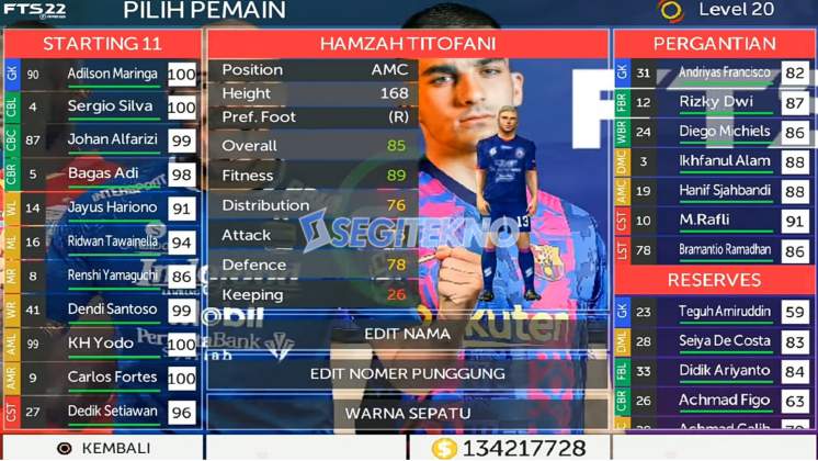Link Download FTS 22 BRI Liga 1