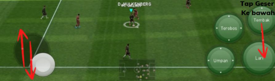 Cara melakukan Plessing Shot PES Mobile