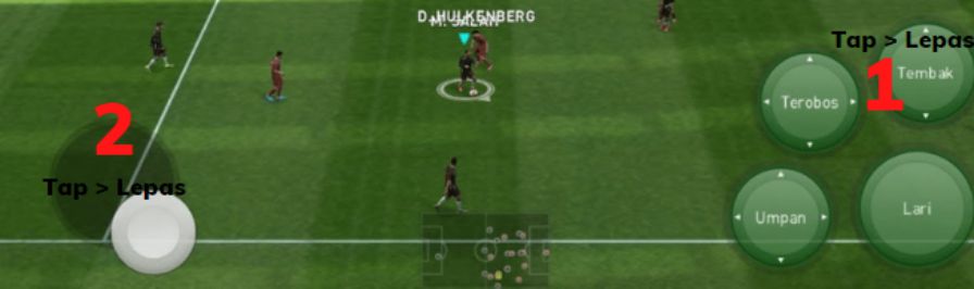 Trik Skill Menendang Fake Shot PES Mobile