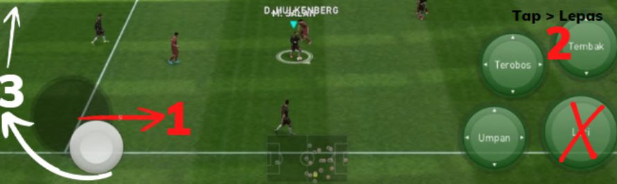 Trik Skill Menendang Dipping Shot PES Mobile