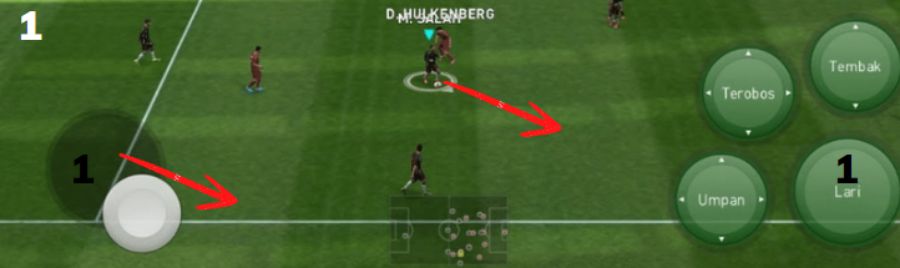 Tutorial Skill Doble Touch PES Mobile