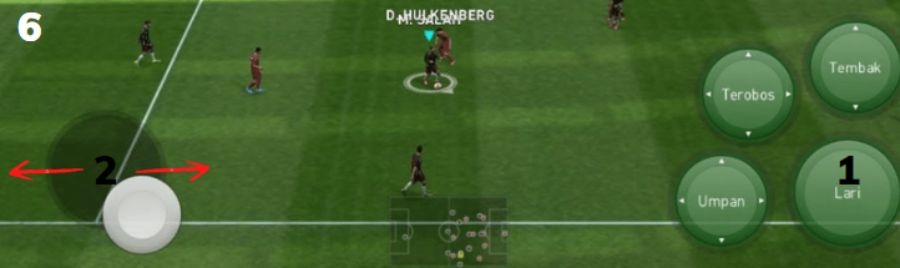 teknik umpan pes
