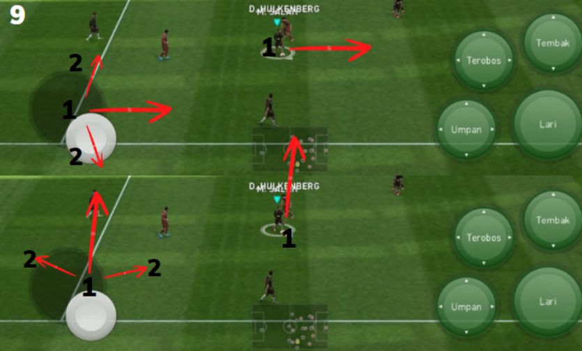 Tutorial Skill Step On Skill Control PES Mobile