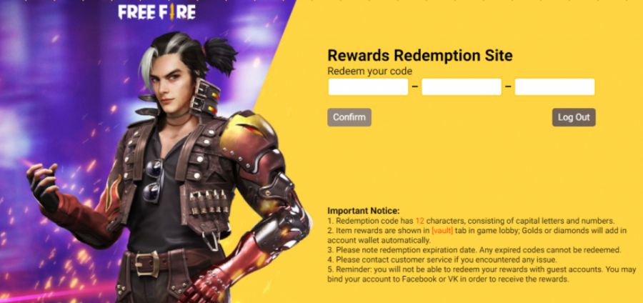 Cara Menukar Kode Redeem FF Hadiah Permanen