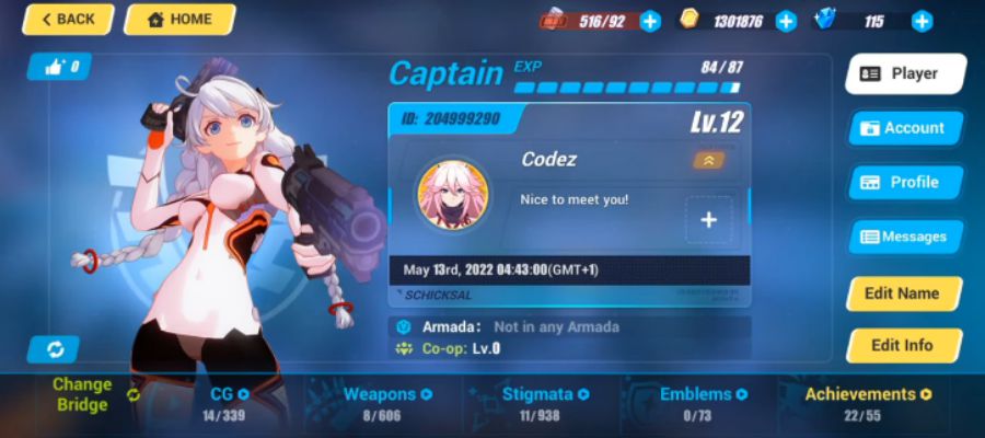 Penukaran Kode Redeem Honkai Impact 3