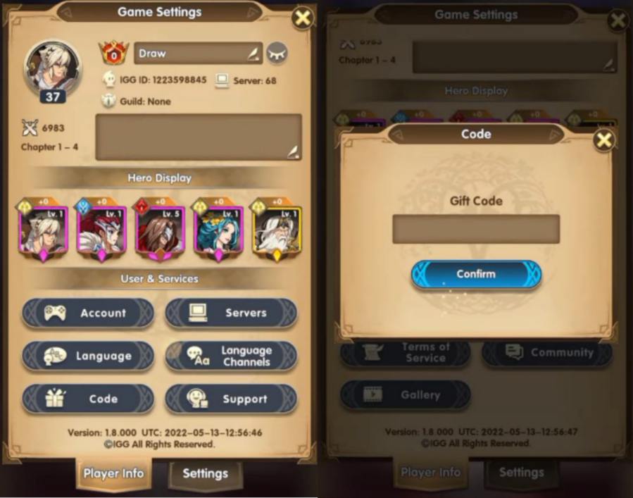 Penukaran Kode Redeem Mythic Heroes