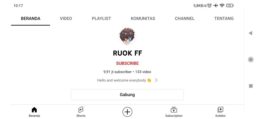 Id Ruok FF Asli