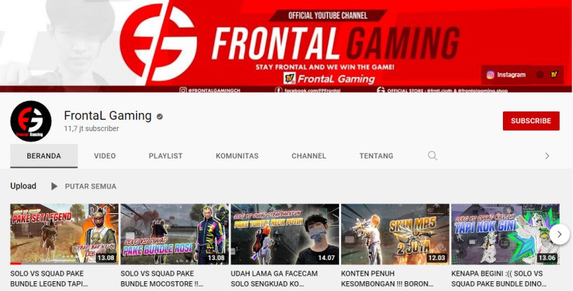 Nama Asli Frontal Gaming